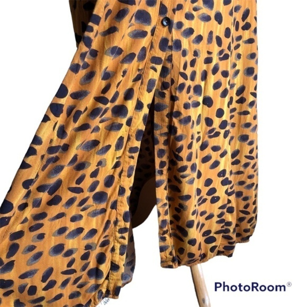 Anthropologie | porridge Vianne maxi animal print button front dress 6 - Picture 5 of 14